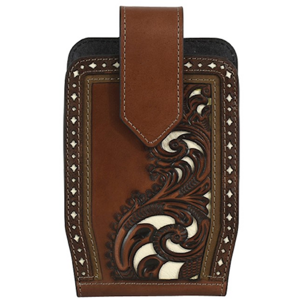 JUSTIN  CELL PHONE HOLSTER TOOLED - ACC CELL PHONE CASE  - 2122665C1