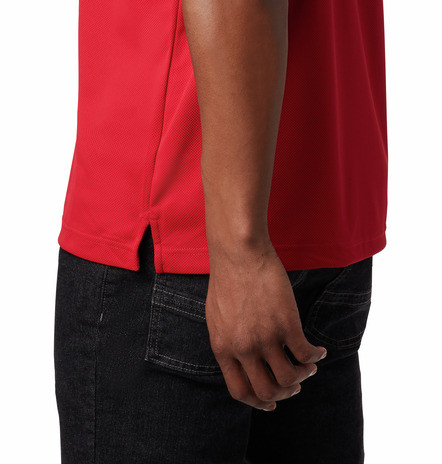 COLUMBIA UTILIZER POLO MOUNTAIN RED - MENS POLO  - 1772051613