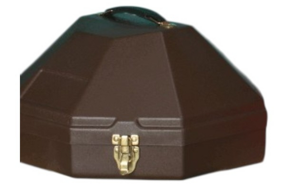 M&F BROWN HARD PLASTIC CASE CAN - ACCESSORIES HATCARE  - 0150002