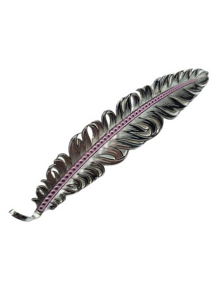 MONTANA SILVERSMITHS HAT FEATHER PINK - HATS ADD-ONS  - HF4059-PINK