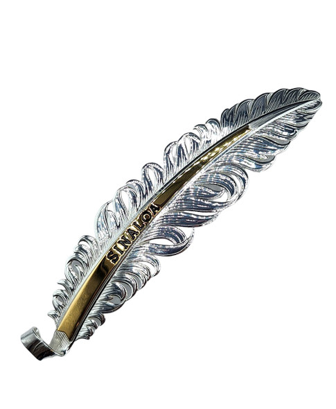 MONTANA SILVERSMITHS HAT FEATHER SINALOA BLACK - HATS ADD-ONS  - HF4210-SINALOA