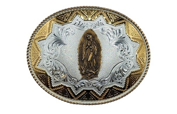 MONTANA SILVERSMITHS LADY OF GUADALUPE - ACC BUCKLE  - 2190-1010L