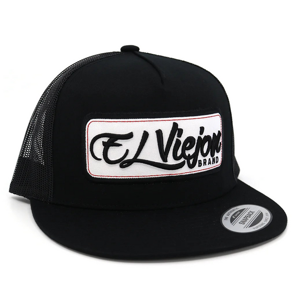 EL VIEJON EV PATCH WHITE BLACK BLACK - HATS CAP  - EV PATCH 14