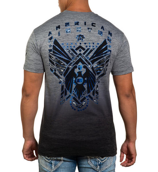 AMERICAN FIGHTER GULFPORT HEATHER GREY - MENS TEE  - FM15079