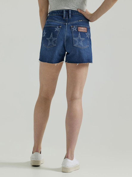 WRANGLER HIGH RISE RETRO® BAILEY SHORTS - LAD SHORT ORT - 112346608