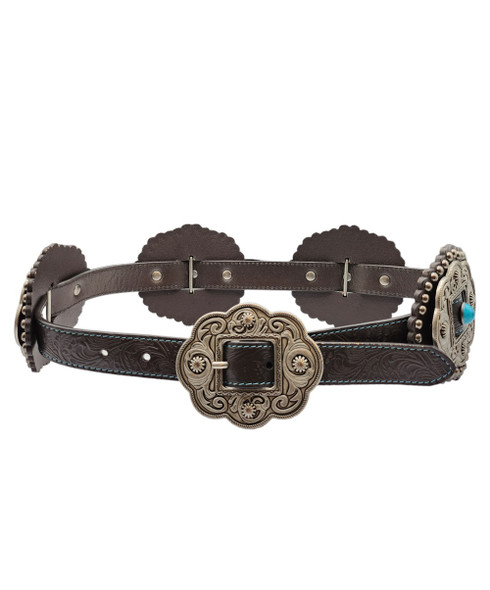 ROPER TEAL CONCHOS WESTERN - ACCESSORIES BELT LADIES - 8862790-200