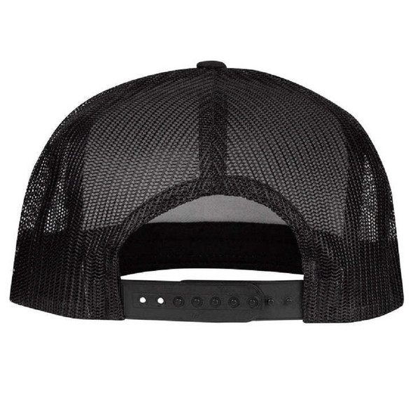 LAZY J RANCH WEAR BLACK & BLACK 4" SUNSET BULL - HATS CAP  - BLACK4BS