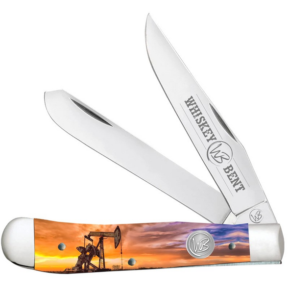 Whiskey Bent Hat Co. PUMP JACK SUNRISE TRAPPER - ACC KNIVES  - WB11-12