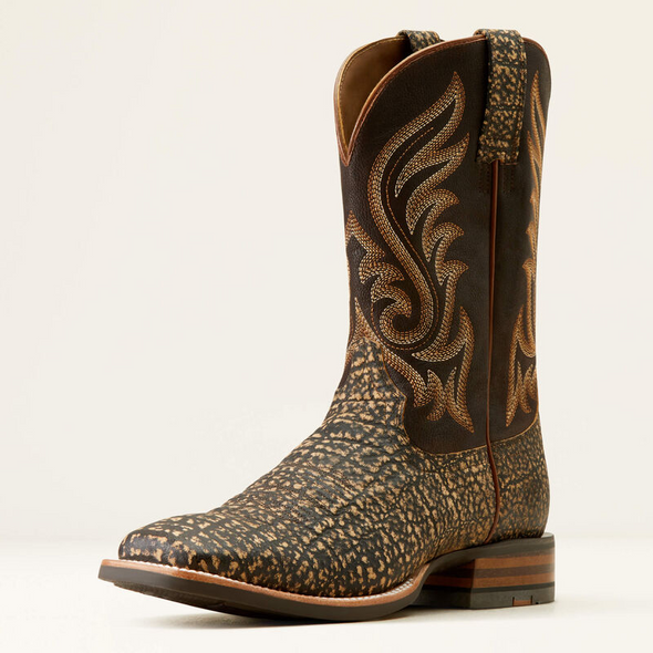 ARIAT CATTLE CALL ELEPHANT PRINT - BOOT MENS WESTERN - 10050979