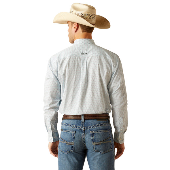 ARIAT WRINKLE FREE KOLTON WHITE - MENS SHIRT  - 10051239