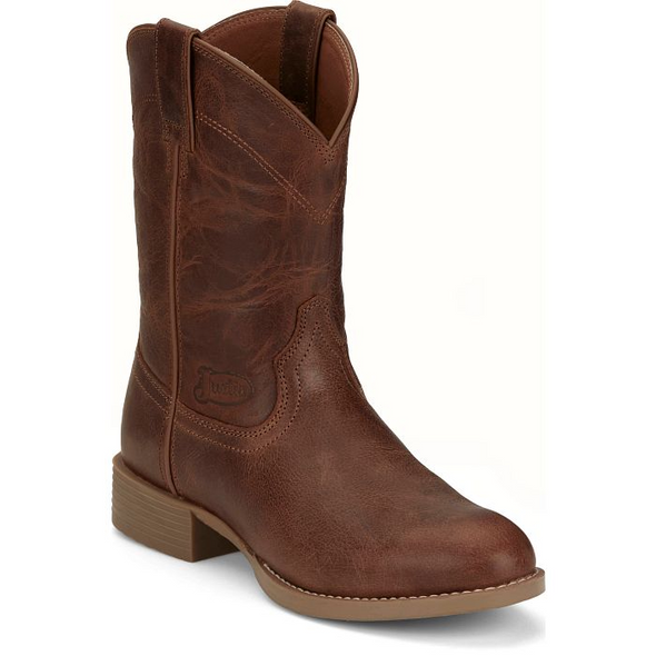JUSTIN  KILGORE HICKORY ROPER BROWN - BOOT MENS WESTERN - SE7501