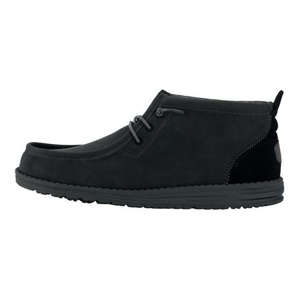 HEY DUDE WALLY MID WORKWEAR BLACK - FOOTWEAR MEN'S  - 40660-060