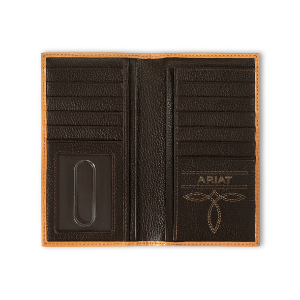 ARIAT BASKETWEAVE NATURAL CALF HAIR - ACCESSORIES WALLET  - A3561648