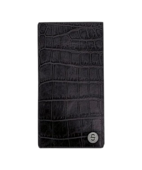 STETSON BLACK CROCODILE CHECKBOOK - ACCESSORIES WALLET  - 9801003-001