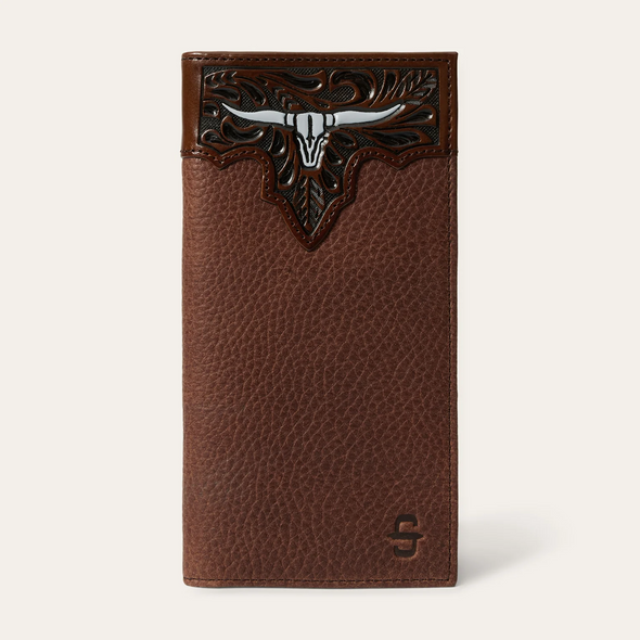 STETSON STEER HEAD CHECKBOOK - ACCESSORIES WALLET  - 9805003-200