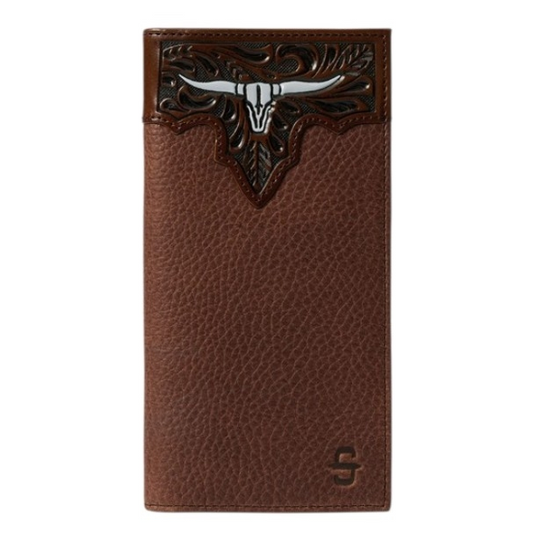 STETSON STEER HEAD CHECKBOOK - ACCESSORIES WALLET  - 9805003-200