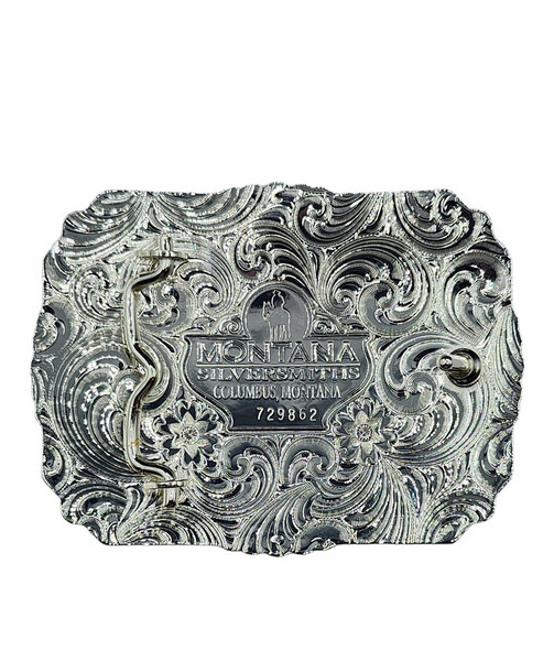 MONTANA SILVERSMITHS STATE OF TEXAS COWBOY CAMEO - ACC BUCKLE  - 25815-610TX