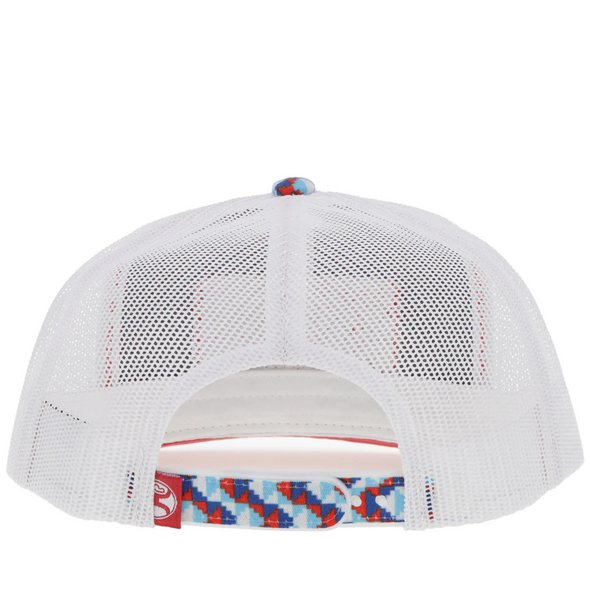 HOOEY LAKOTA BLUE WHITE & RED - HATS CAP  - 2448T-BLWH