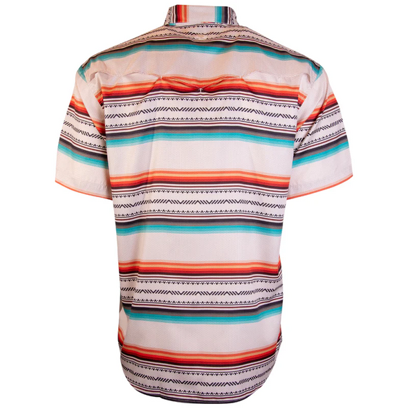 HOOEY SOL CREAM SERAPE PEARL SNAP - MENS SHIRT  - HT1761CRSP