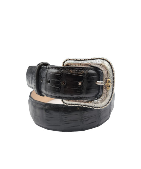 STETSON CAIMAN LEATHER BLACK - ACCESSORIES BELT MEN - 9917500-014