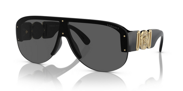 VERSACE MEDUSA SHIELD BLACK - SUNGLASS VERSACE  - 4391GB1/87