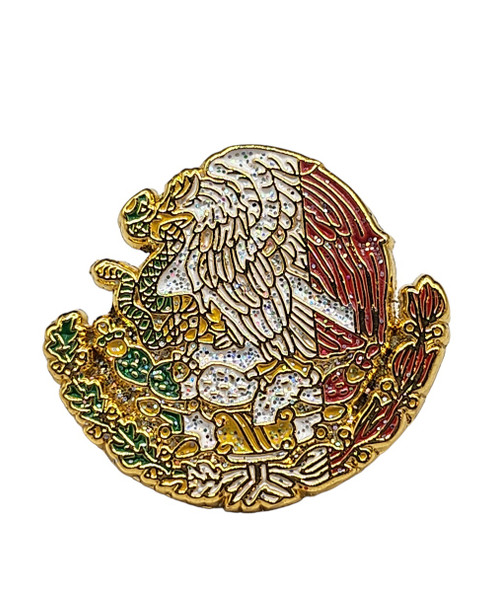 CACTUS RANCH MEXICO FLAG EAGLE PACK OF 3 - ACCESSORIES HAT CAP PINS  - CRHP-39