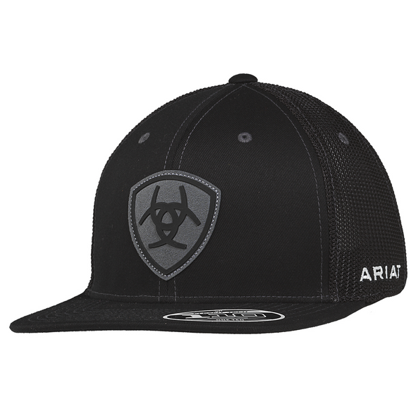 ARIAT SUEDE PATCH BLACK SHIELD - HATS CAP  - A300089401