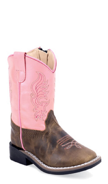 OLD WEST TODDLER PINK - BOOT KIDS BOYS - BSI1991