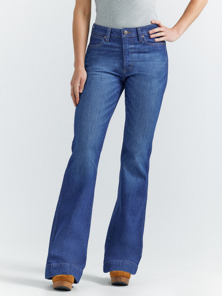 WRANGLER RETRO BAILEY TROUSER HIGH RISE - LADIES JEANS  - 112352979