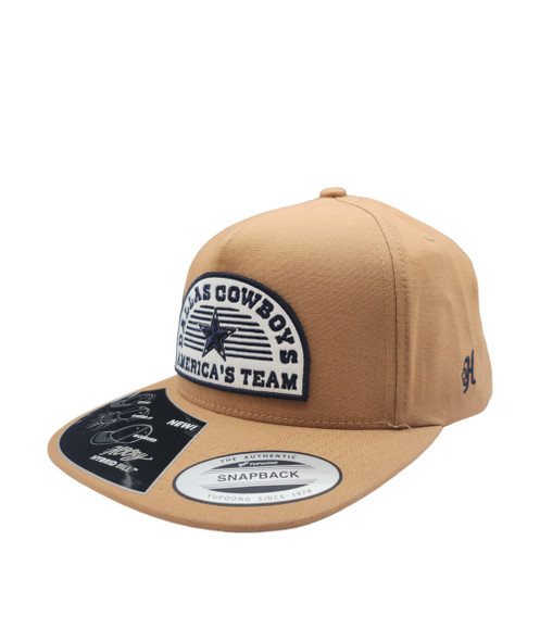 HOOEY COWBOYS AMERICA TEAM PATCH TAN - HATS CAP  - DC154