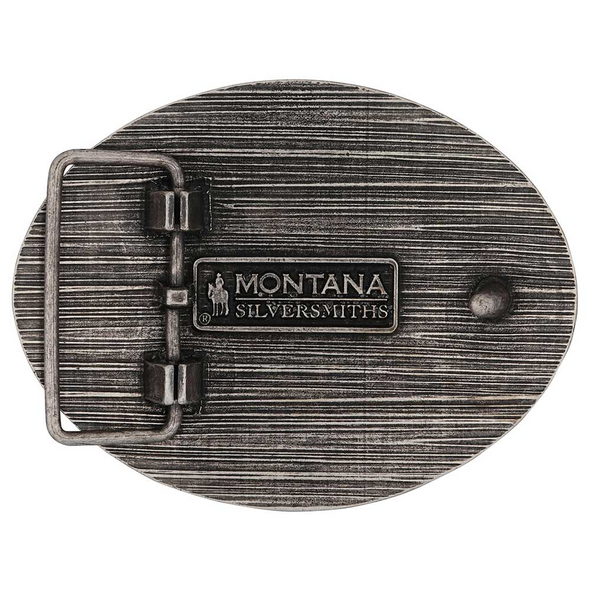 ATTITUDE BY MONTANA SILVERSMITHS FREEDOM ISNT FREE GOLD TONE - ACC BUCKLE  - A1012P