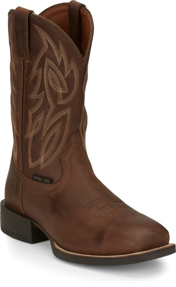 JUSTIN  CANTER DUSTY BROWN DUSTY - BOOT MENS WORK - SE4510