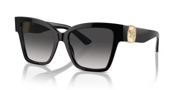 DOLCE & GABBANA LARGE SQUARE BLACK ACETATE - SUNGLASS DOLCE & GABBANA  - 4470501/8G