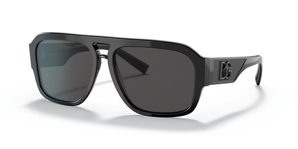 DOLCE & GABBANA PILOT BLACK ON BLACK - SUNGLASS DOLCE & GABBANA  - 4403501/87