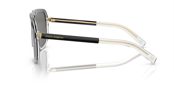 DOLCE & GABBANA TOP BLACK ON CRYSTAL POLARIZED - SUNGLASS DOLCE & GABBANA  - 4354501/81