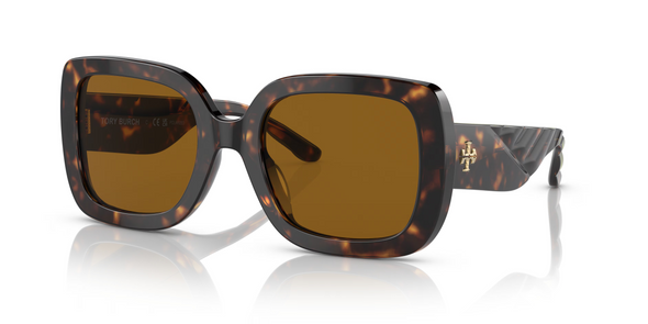 TORY BURCH SQUARE DARK TORTOISE POLARIZED - SUNGLASS TORY BURCH  - 7179U172883