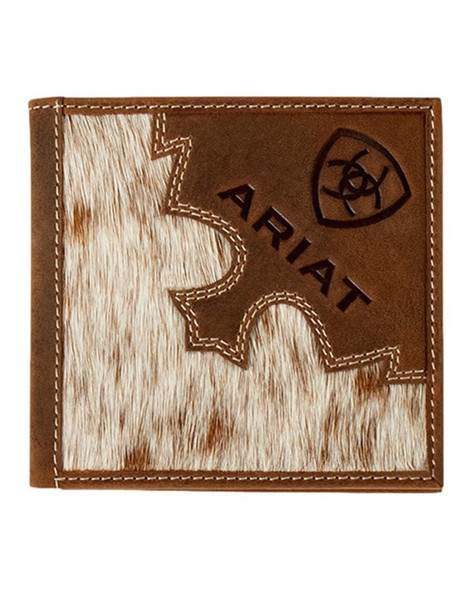 ARIAT BIFOLD BRINDLE HALF HAIR BROWN - ACCESSORIES WALLET  - A3562502