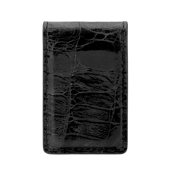 STETSON BLACK CROC EMBOSS  MONEY CLIP - ACCESSORIES WALLET  - 9801004-001