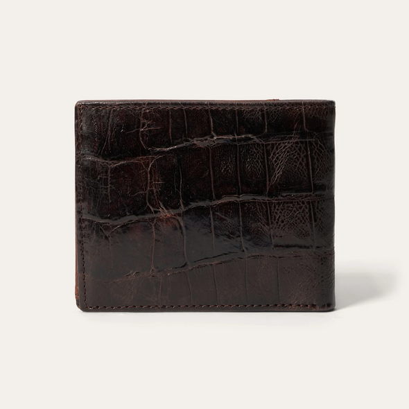 STETSON CAIMAN BROWN BIFOLD TOOLED - ACCESSORIES WALLET  - 9803002-255