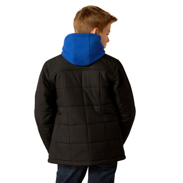 ARIAT CRIUS INSULATED BLACK - KIDS BOYS JACKET COR - 10051984