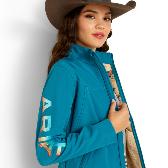 ARIAT TEAM OCEAN RETRO RANCH PRINT - LADIES JACKET  - 10052783