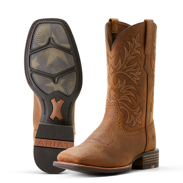 ARIAT OAKWOOD COWBOY BROWN - BOOT MENS WESTERN - 10053566
