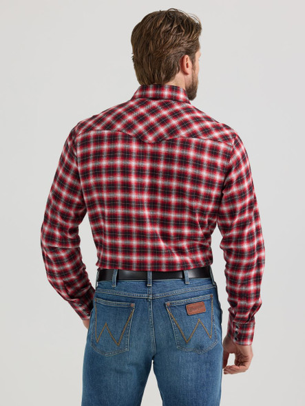 WRANGLER RETRO FLANNEL CANDY APPLE - MENS SHIRT  - 112351487