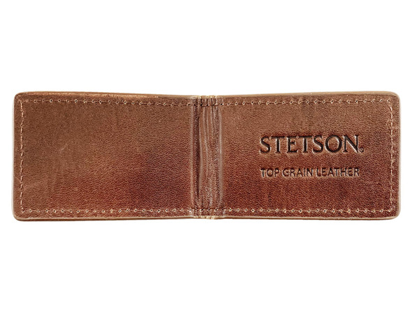 STETSON COGNAC CROC EMBOSS MONEY CLIP - ACCESSORIES WALLET  - 9801004-233
