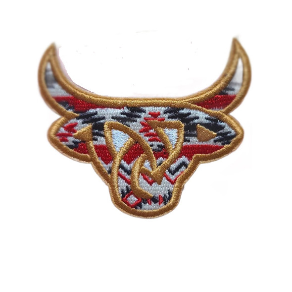 LOST CALF AZTECA BULL PATCH - HATS ADD-ONS  - AZTECA PATCH