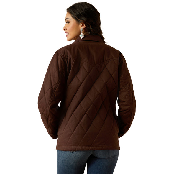 ARIAT GRIZZLY QUILTED BARN MOLE - LADIES JACKET  - 10052401
