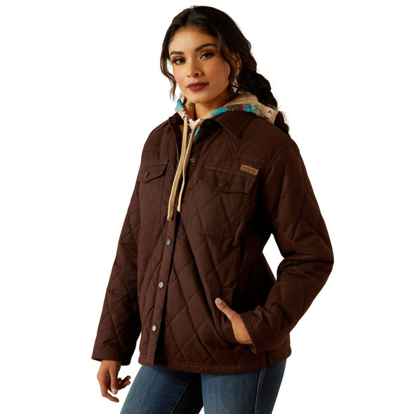 ARIAT GRIZZLY QUILTED BARN MOLE - LADIES JACKET  - 10052401