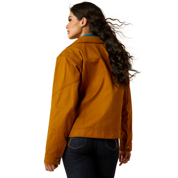 ARIAT GRIZZLY RANCHER CHESTNUT HORSE - LADIES JACKET  - 10052600