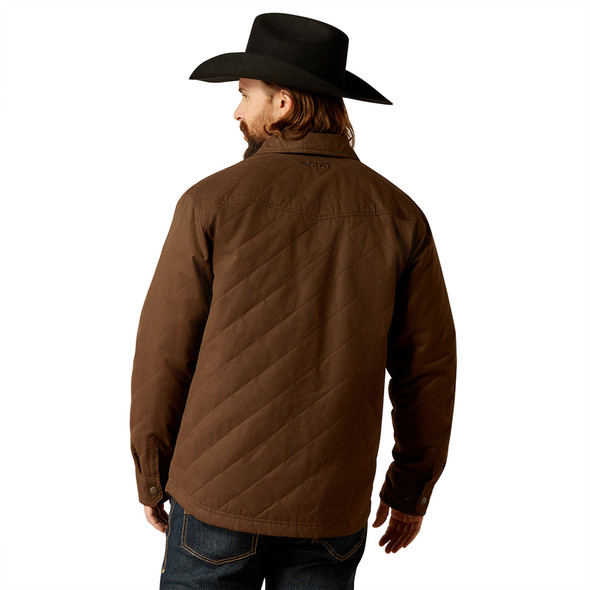 ARIAT GRIZZLY DEMITASSE BROWN - MENS JACKET  - 10052476
