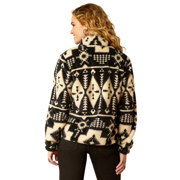 ARIAT WINSLOW SOUTHWEST PRINT BLACK - LADIES SWEATSHIRT  - 10053010